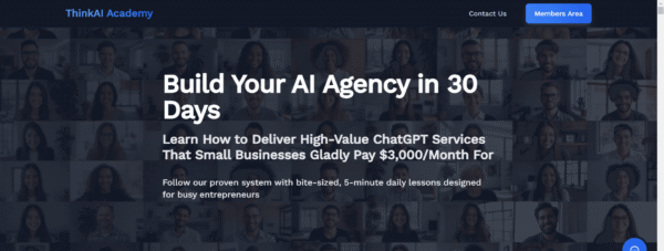 ThinkAI Academy – Build Your AI Agency in 30 Days