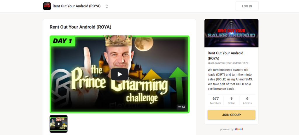 Dan Wardrope – Rent Out Your Android