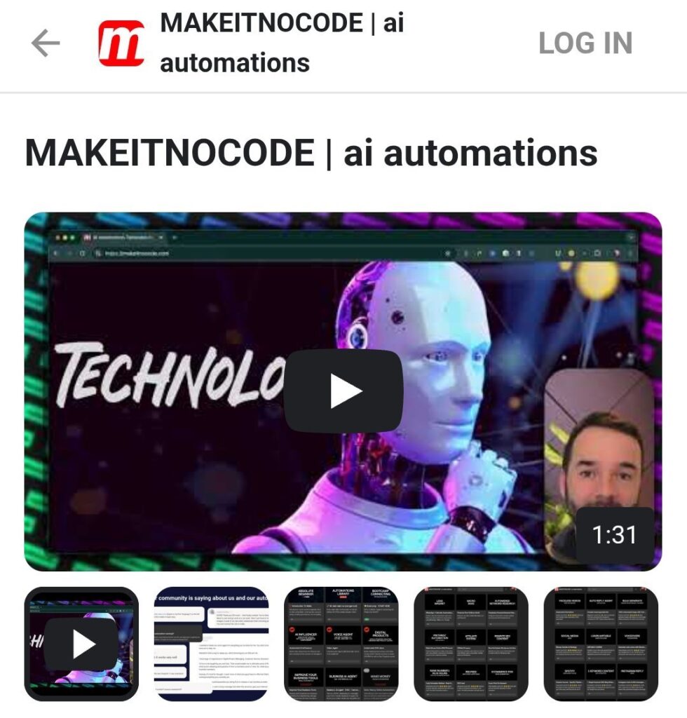 Alex Green – MAKE IT NO CODE – AI – Google SEO Etsy Pinterest Traffic Voice Agent