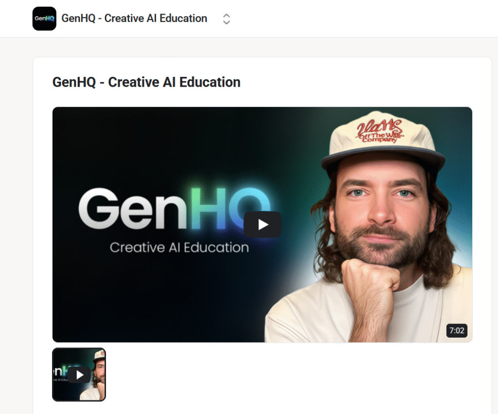 Rourke Sefton Minns GenHQ Creative AI Education Sale! Rourke Sefton-Minns – GenHQ – Creative AI Education