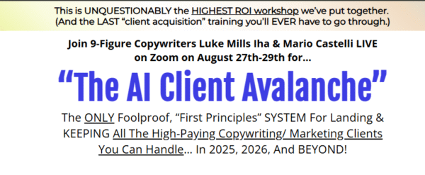 THE AI CLIENT AVALANCHE - Mario Castelli