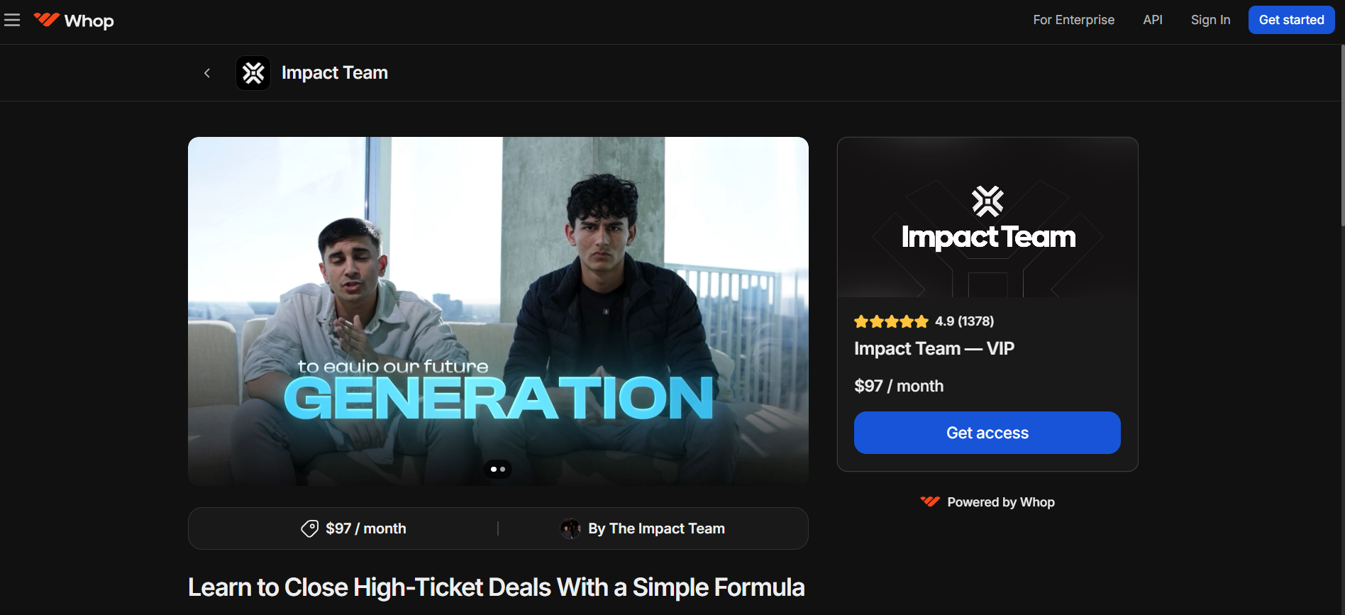 The Impact Team VIP (up to Feb 2026)