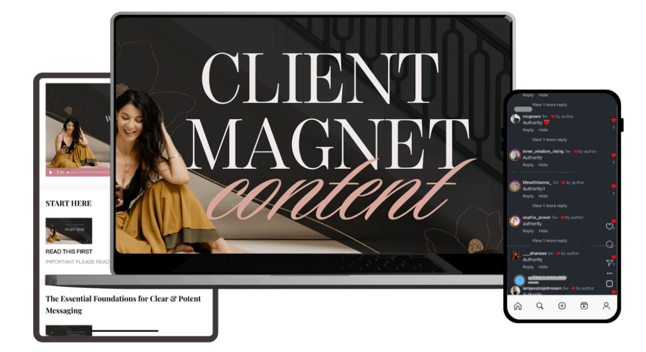 Karla Maree – Client Magnet Content+Sales Page in an Hour