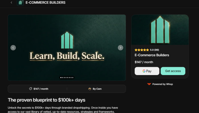 CAM - E-COMMERCE BUILDERS
